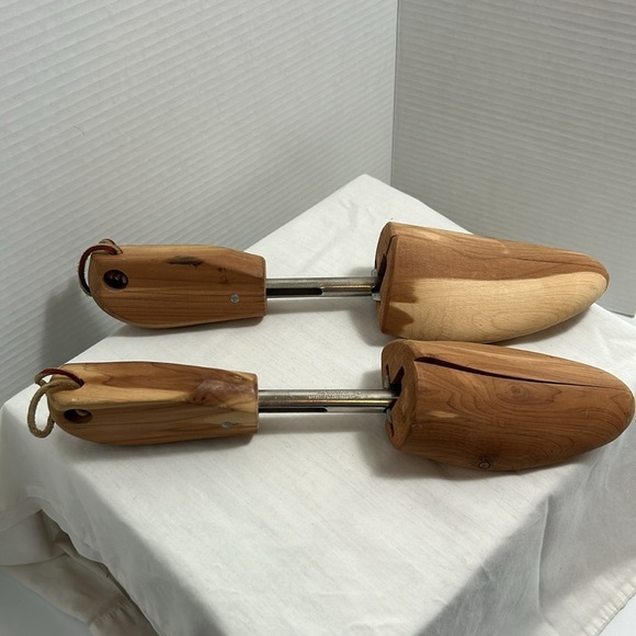 Shoe Keepers by Rochester Shoe Tree Co Vintage Wooden Cedar - Picture 2 of 6